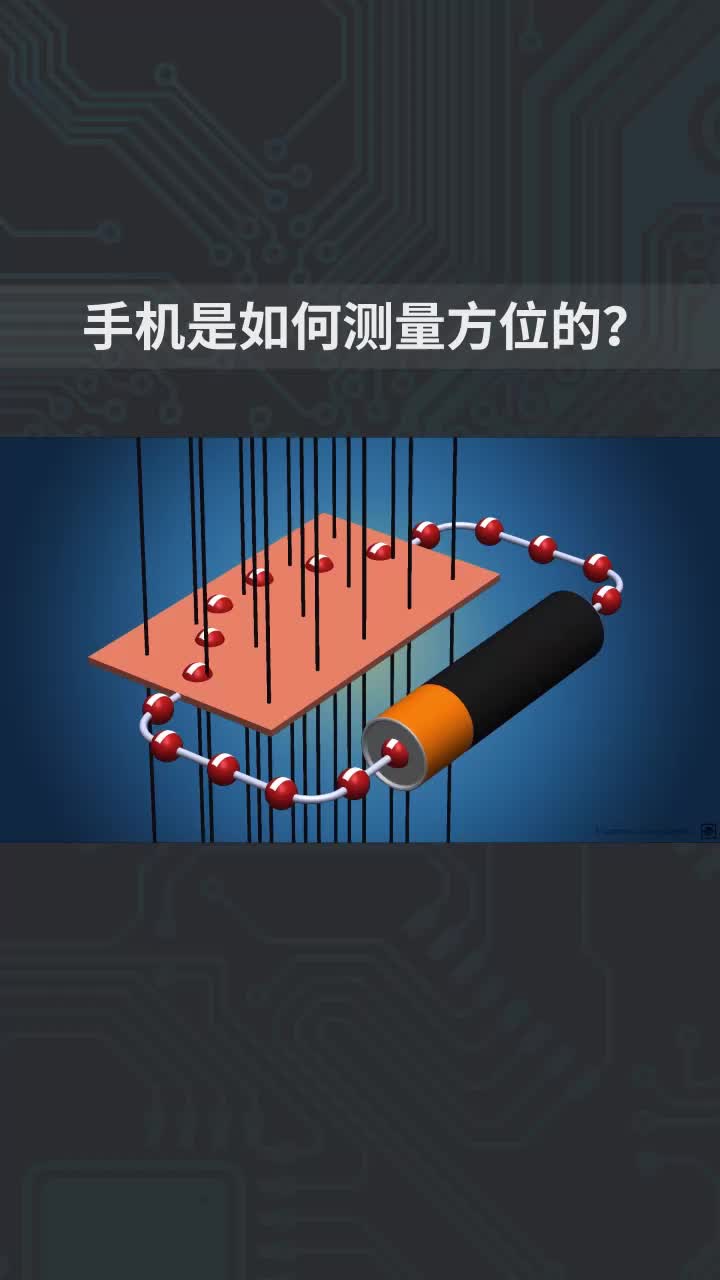 手机是如何测量方位的？#传感器 